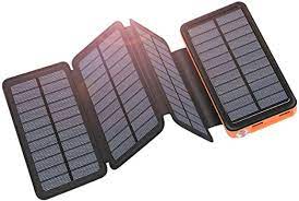 Amazon.com: Solar Charger 25000mAh Power Bank - ADDTOP Portable Solar Phone  Charger USB C Input External Battery Pack with 4 Solar Panels for  Smartphones Tablets : Cell Phones & Accessories