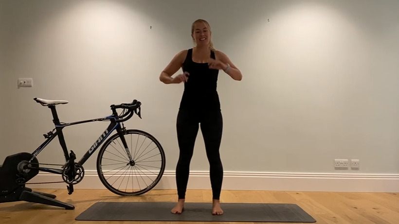 Pilates exercise for cyclists
